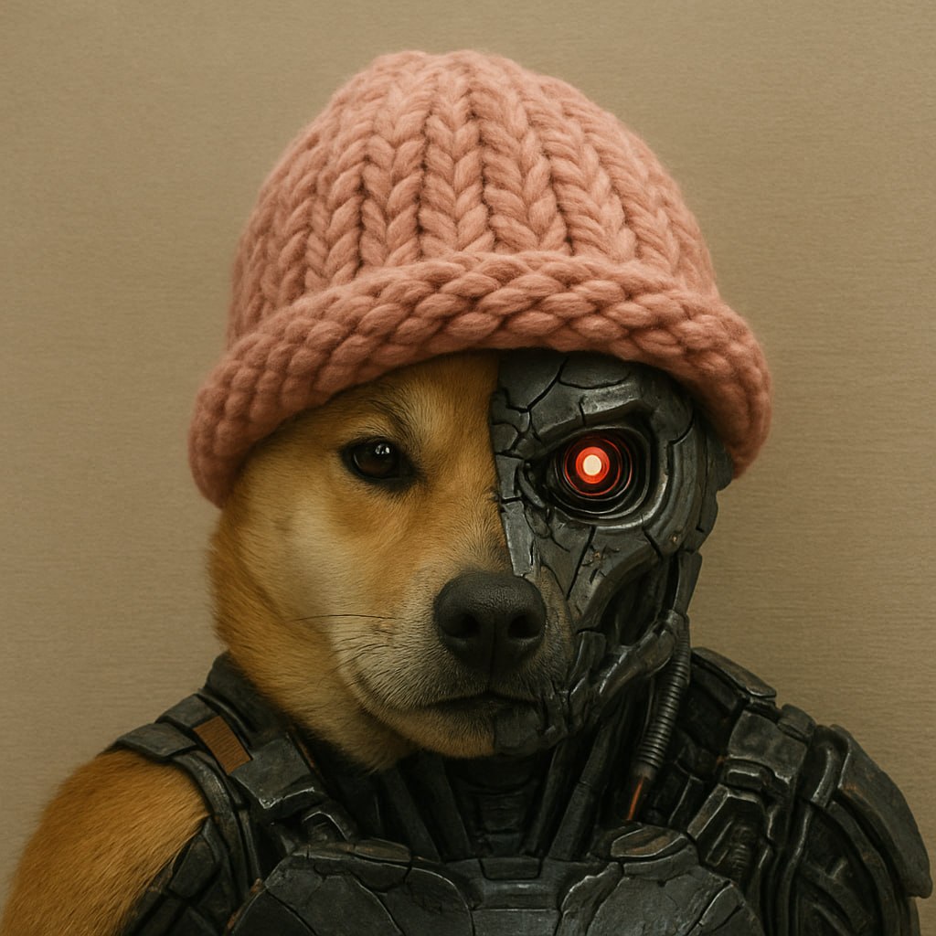 Robot Dog wif hat